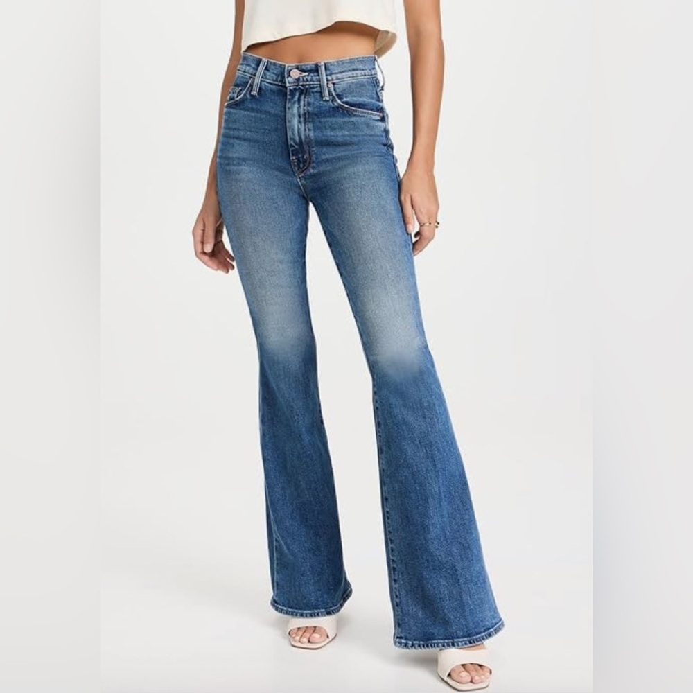 Mother Super Cruiser High Rise Flare Jean, NWT, SZ 29 in Smashing Banjos